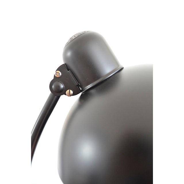 Metal Bauhaus Model 6556 Lamp by Christian Dell for Kaiser Leuchten, 1950s For Sale - Image 7 of 11
