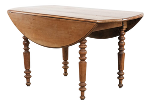 English Hanging Dining Table in Walnut