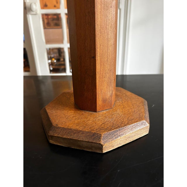 Wood Modernist Wooden Lamp, 1940s For Sale - Image 7 of 11