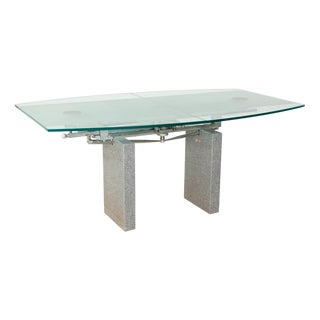 K5000/E Glass Dining Table from Ronald Schmitt For Sale