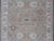 Modern Oushak Rug by Keivan Woven Arts, Muted Greens & Florals 9'0 X 12'4 For Sale - Image 4 of 15