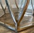 Brown Late 20th Century Steel Base and Round Glass Top Dining Table For Sale - Image 8 of 12