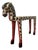 Late 20th Century Primitive Painted Horse Bench For Sale