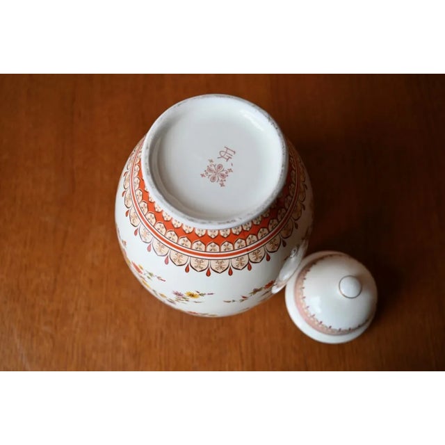 Lidded Vase with Birds Decor by Fg. Fratelli Gialletti For Sale - Image 4 of 9