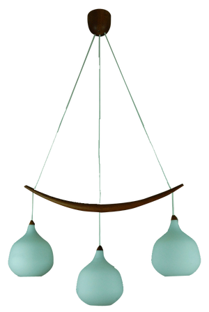 Model 512 Pendant by Uno & Östen Kristiansson for Luxus, Vittsjö, Sweden, 1960s