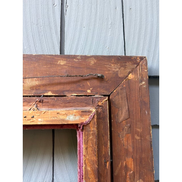 Antique Victorian Eastlake Picture Frame With Velvet Liner – Grape & Vine Motif – 30.5” X 34.5” For Sale - Image 10 of 12