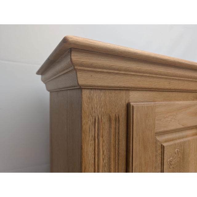 Cabinet with Shelves in Oak Wood For Sale - Image 5 of 15