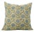 Fabdivine Artisan Block Print Throw Pillow Cover 24x24 Inch Linen Blend - Swrna For Sale