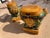 Qing Dynasty Foo Dog Yellow and Green Glazed Terra Cotta Garden Seats in Spinach- A Pair For Sale - Image 9 of 11