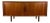Vintage Teak Sideboard with Retracting Doors For Sale