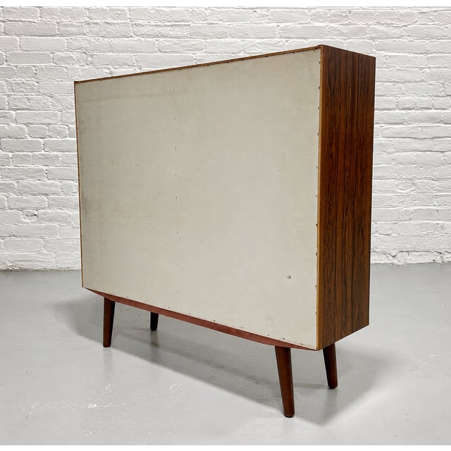 Danish Mid Century Modern Rosewood Bookcase / Vinyl Storage, C. 1960’s For Sale - Image 11 of 13