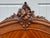 Antique French Carved & Shaped Walnut Full Size Headboard For Sale - Image 9 of 14