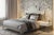 Serenity Cream Velvet Queen Bed For Sale In Los Angeles - Image 6 of 7