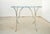 French Pair of 19th Century Painted Iron Tables With Stone Top For Sale - Image 3 of 8