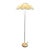 Gilbert Rohde for Mutual Sunset Lamp Company Brass Umbrella Floor Lamp, 1930s For Sale