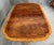 Late 20th Century Incredible Banded Top Flamed Mahogany Dining Table With 2 Leaves For Sale In Raleigh - Image 6 of 15