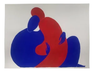 Waleria Matelska, In Embrace XX, 2024, Acrylic on Paper