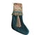1990s Vintage Sandra Dunn Heirloom Christmas Stocking French Silk Velvet Crystals Beads Neiman Marcus For Sale - Image 5 of 11