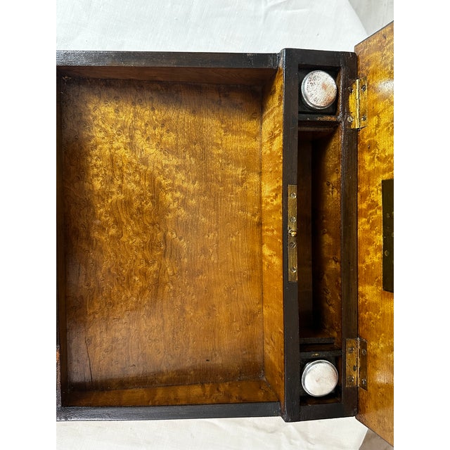 Napoleon III Secretariat in Burr Walnut, 1880 For Sale - Image 13 of 14