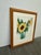 Design Plus Gallery presents Sunflowers in a Crystal Vase by Sally Baker. The upright flowers are in full blossom with...