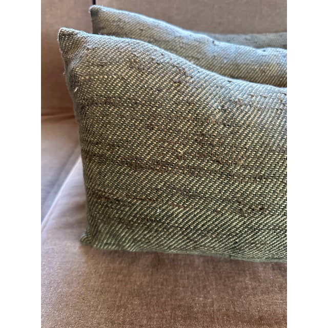 Modern Kufri Carmel in Matcha Pillow For Sale - Image 3 of 4