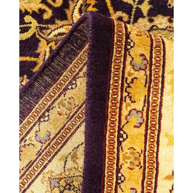 Eclectic, One-of-a-Kind Hand-Knotted Area Rug in Black, 6' 2" x 9' 1" For Sale In New York - Image 6 of 8