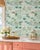 Textile Mahjong Garden Party Toile Grasscloth Wallpaper by House Party | 6 Yards For Sale - Image 7 of 14