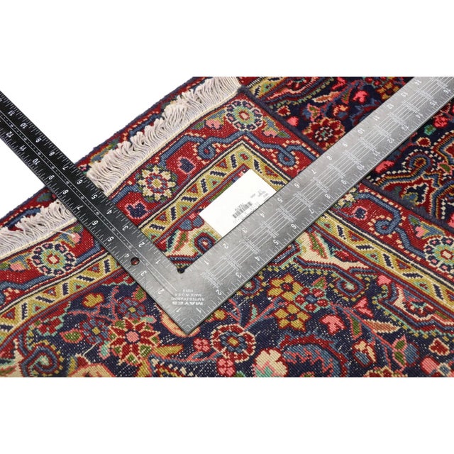 Mid 20th Century Vintage Persian Hamadan Rug - 01'10 X02'10 For Sale - Image 5 of 9