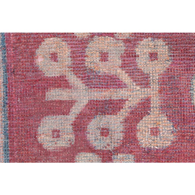 Wine Doris Leslie Blau 19th Century Antique Samarkand Khotan Rug For Sale - Image 8 of 10