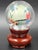 Vintage Chinese Reverse-Painted Globe With Rotating Stand For Sale - Image 13 of 18