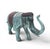 Asian Antique A Pair of Vintage Verdigris Bronze Patinated Elephant Garden Statuary For Sale - Image 3 of 12