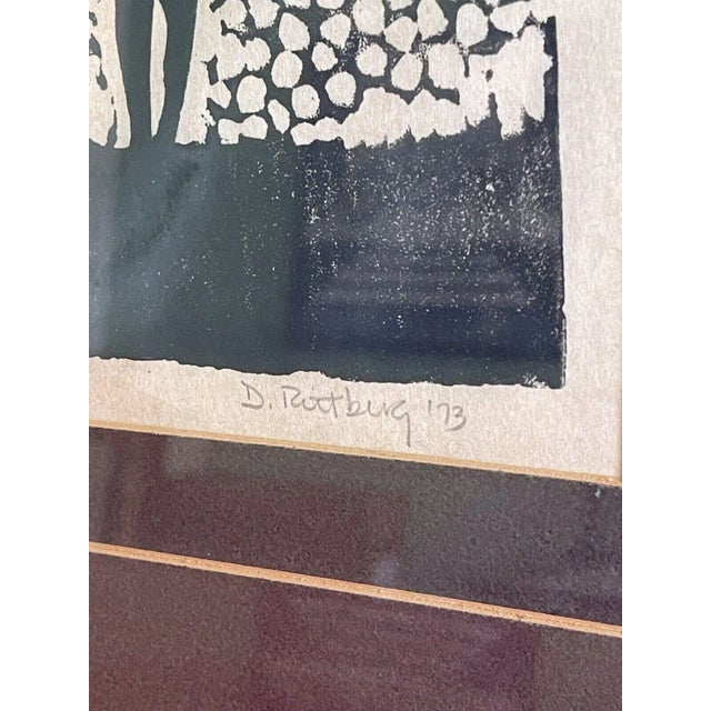 ALM BEACH ESTATE FIND: Retro 1973 Woodblock Print Engraving. The vibe is circa 70s Harlem. I see New York City kids...