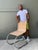 Chrome Vintage Mies Van Der Rohe for Knoll Cantilevered Chrome and Rattan Mr Chair For Sale - Image 8 of 18