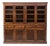 Large Two-Part Wooden Bookcase, 1920 For Sale