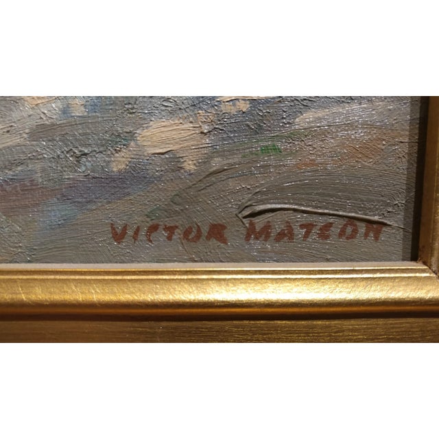 Victor Matson "Sycamore Trees" California Plein Air Landscape Oil Painting For Sale In Los Angeles - Image 6 of 10