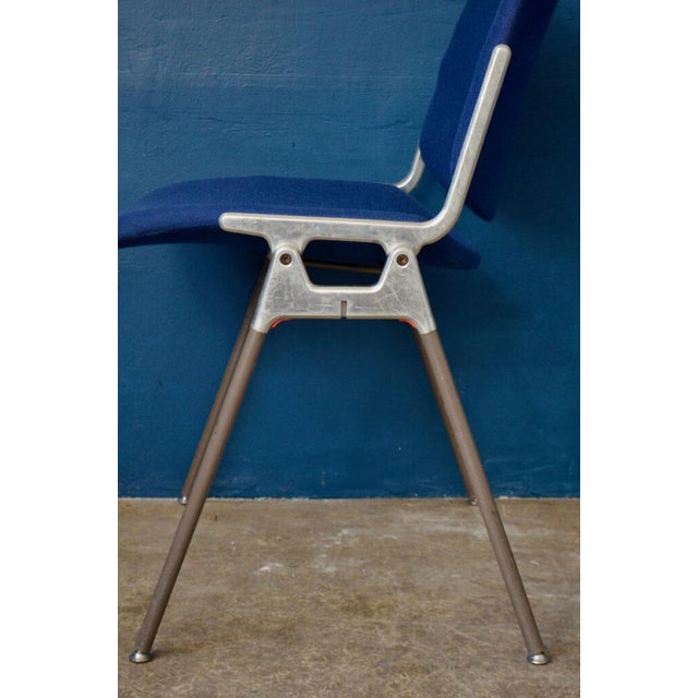 Blue Dining Chairs by Giancarlo Piretti for Castelli Anonima Castelli, Set of 4 For Sale - Image 11 of 18