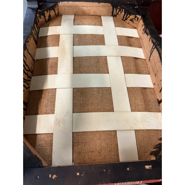 Curved Upholstered Ottomans A, a Pair For Sale - Image 4 of 7