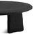 Black Chiseled Organic Modern Egg Coffee Table For Sale - Image 4 of 5