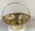 Mid-Century Modern Vintage Brass Basket With Handle For Sale - Image 3 of 7