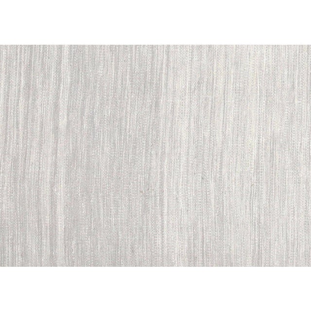 Handwoven vintage Egyptian Kilim from Fustat showcasing contemporary geometric patterns in traditional flatweave. Wool and...