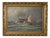 Demont, Painting Entrance to the Port by Rough Seas, 1890s, Oil on Canvas For Sale