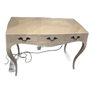 French Directoire Style Lacquered Parchment Writing Desk For Sale