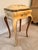 1950s Italian Florentine Hand-Painted Sewing or Jewelry Box on Cabriole-Leg Stand For Sale - Image 4 of 18