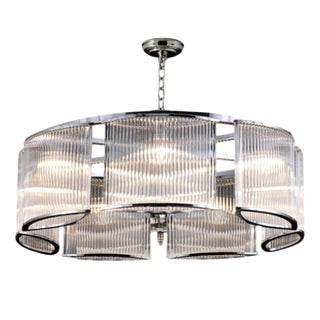 Collection Nettuno Chandelier in Metal and Glass by Jago For Sale