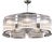 Collection Nettuno Chandelier in Metal and Glass by Jago For Sale