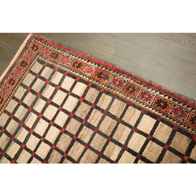Vintage Afghan Balouch Rug rug no.j4664 For Sale - Image 4 of 7