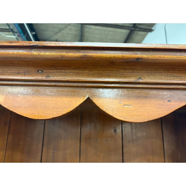 Antique Rustic Handcrafted American Pine Hutch For Sale In Philadelphia - Image 6 of 12
