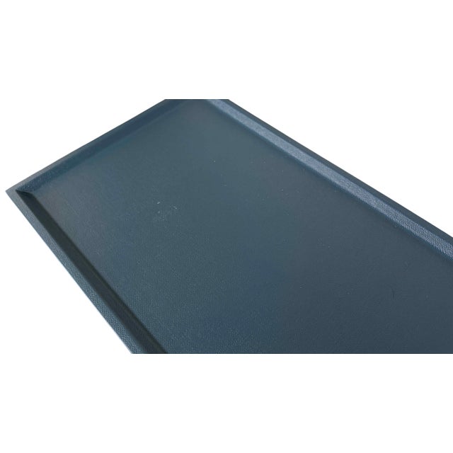 Made Goods Jarin Faux Belgian Linen Console Table For Sale In Miami - Image 6 of 13