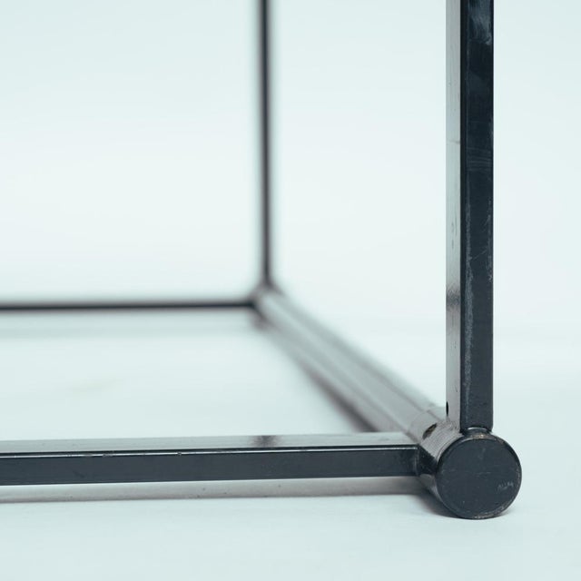 Cubic Leather and Steel FM60 Easy Chair by Radboud Van Beekum for Pastoe, 1980s For Sale - Image 6 of 17