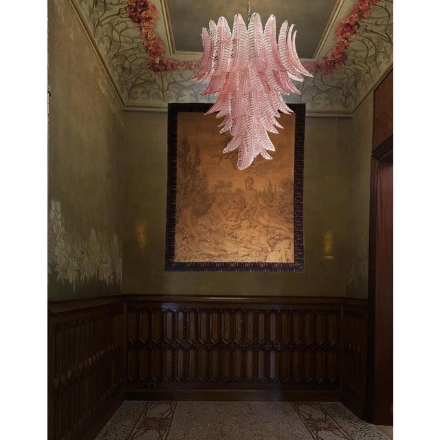 1980s Murano Leaves Chandelier, 1980s For Sale - Image 5 of 15